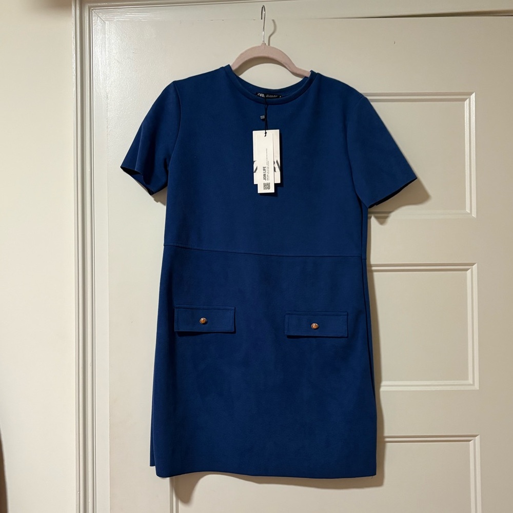 Zara Blue Mini Dress